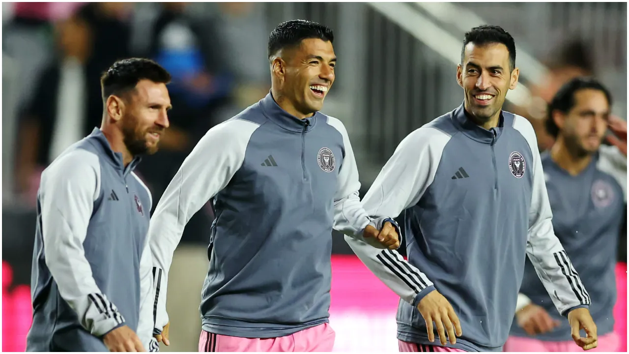 Messi, Suarez, Busquets