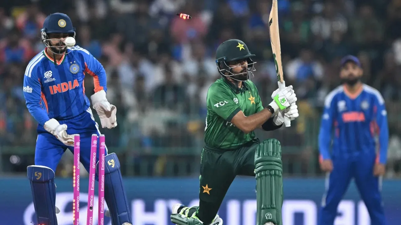 Babar Azam vs India