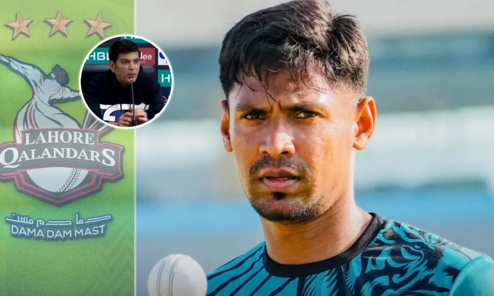 Lahore Qalandars and Mustafizur and samin rana