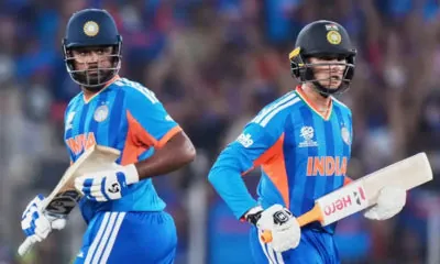 Abhishek and Sanju power India to a massive total