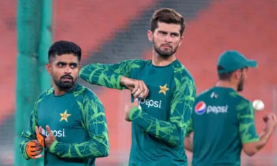 Babar Azam and Saheen Afridi