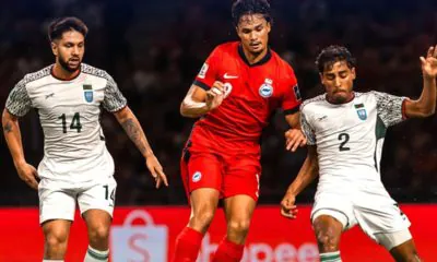 Bangladesh couldn’t manage it despite playing well, losing 1–0 to Singapore.