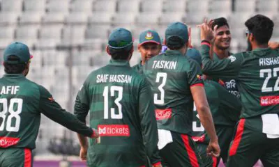 Bangladesh got a brilliant start with the bowling of Taskin and Nahid