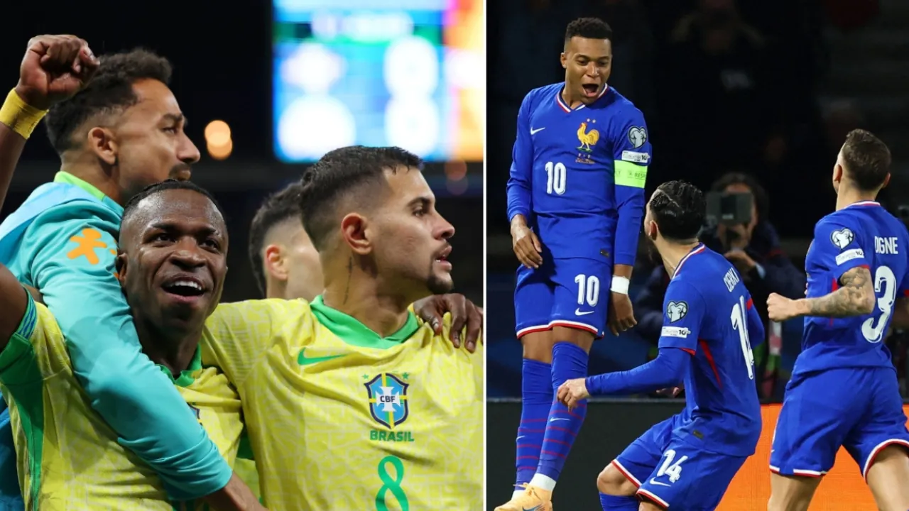France and Brazil face each other after eleven years in a thrilling match.