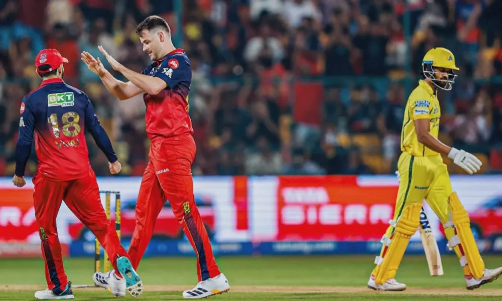 Bengaluru secure their second win as Chennai suffer a third straight defeat.