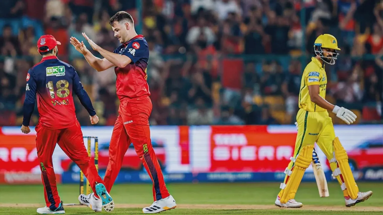 Bengaluru secure their second win as Chennai suffer a third straight defeat.