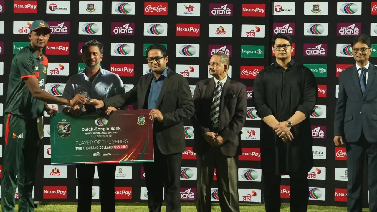 Nahid Rana names player of the series against New Zealand