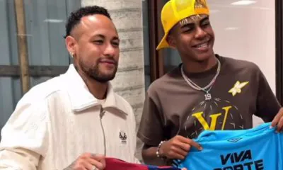 Neymar Jr and Lamine Yamal