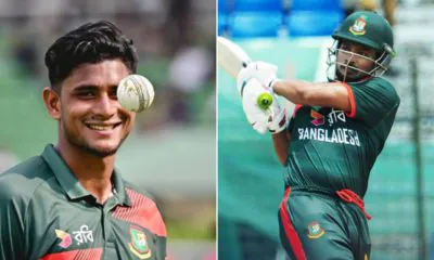 Shanto named Player of the Match, Nahid Rana wins Player of the Series.