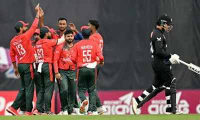 Bangladesh lose the final T20I due to batting failure as the series ends level.