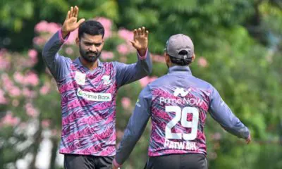 Mystery spinner Alis claims a five-wicket haul, including a hat-trick, in the DPL.