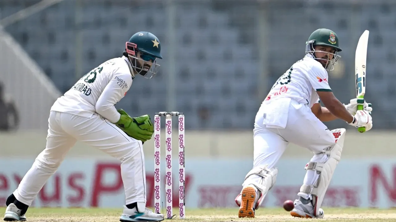 Najmul Hossain Shanto scored 87