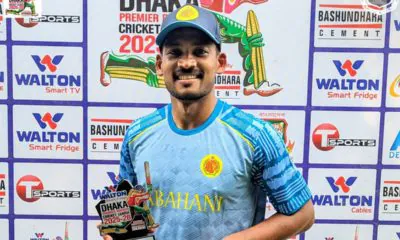 Shanto scores a century in his very first DPL match after the Test series.