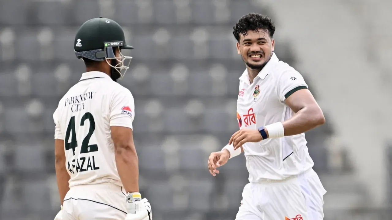 Taskin vs Pakistan in Sylhet Test